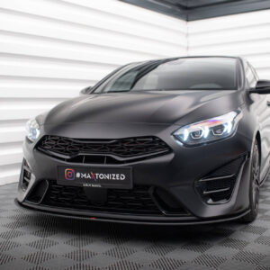 Maxton Design Передний сплиттер Street Pro для Kia Proceed GT Mk3 Facelift / Ceed GT / GT-Line Mk1 Facelift