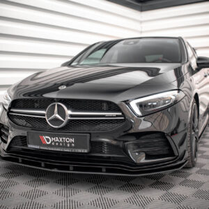 Maxton Design Передний сплиттер Street Pro для Mercedes A35 AMG / Аэродинамический пакет AMG-Line W177