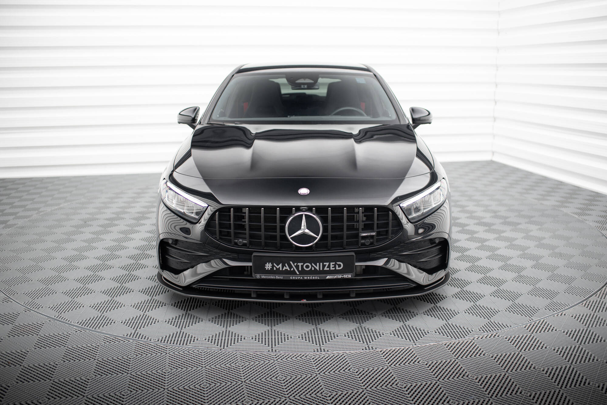 Maxton Design Передний сплиттер Street Pro для Mercedes-AMG A35 W177 (рестайлинг) — изображение 2