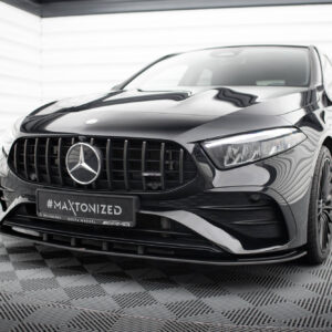 Maxton Design Передний сплиттер Street Pro для Mercedes-AMG A35 W177 (рестайлинг)