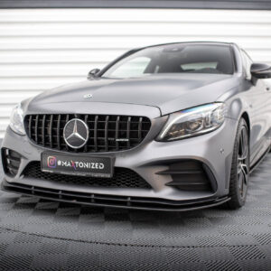 Maxton Design Передний сплиттер Street Pro для Mercedes-AMG C43 Coupe / Cabrio C205 Facelift / A205 Facelift