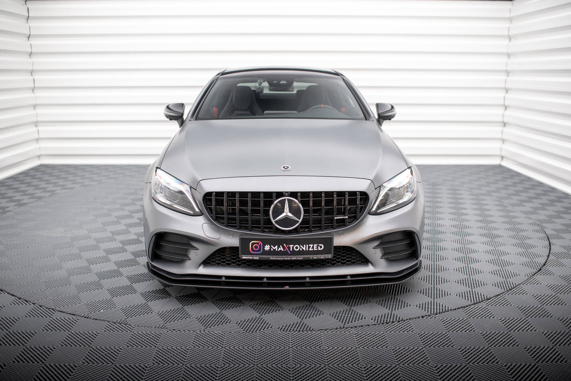 Maxton Design Передний сплиттер Street Pro для Mercedes-AMG C43 Coupe / Cabrio C205 Facelift / A205 Facelift — изображение 2