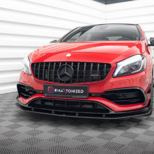 Maxton Design Передний сплиттер Street Pro для Mercedes-Benz A 45 AMG Aero W176 Facelift