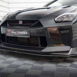 Maxton Design Передний сплиттер Street Pro для Nissan GTR R35 (рестайлинг)