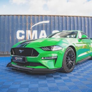 Maxton Design Передний сплиттер Street Pro V.1 + закрылки для Ford Mustang GT Mk6 Facelift