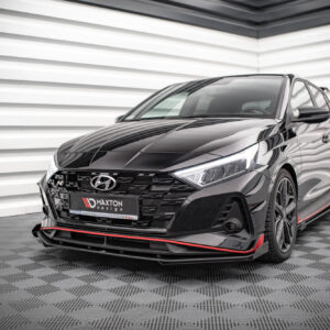 Maxton Design Передний сплиттер Street Pro V.1 + брызговики для Hyundai I20 N Mk3