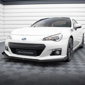 Maxton Design Передний сплиттер Street Pro V.1 + брызговики для Subaru BRZ Mk1