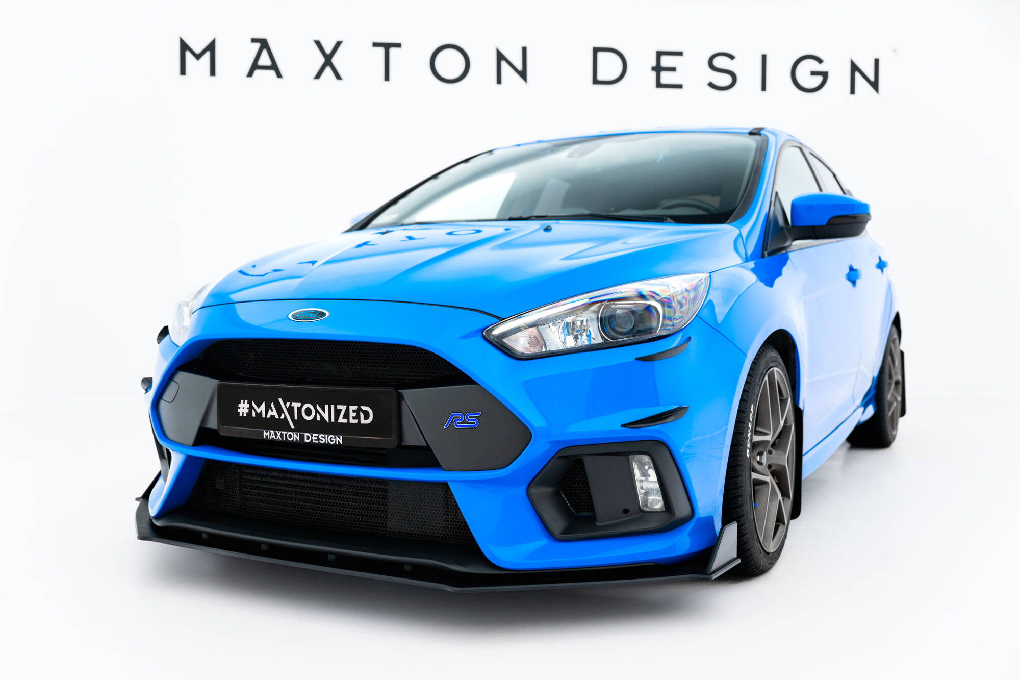 Maxton Design Передний сплиттер Street Pro V.2 для Ford Focus RS Mk3