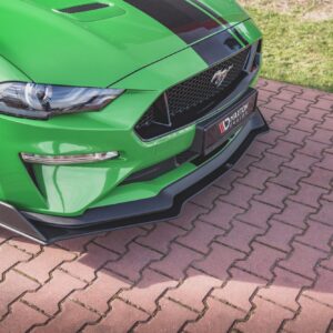Maxton Design Передний сплиттер Street Pro V.2 для Ford Mustang GT MK6 Facelift
