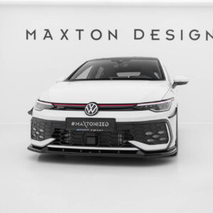 Maxton Design Передний сплиттер Street Pro V.2 для Volkswagen Golf GTI / GTE / R-Line Mk8 (рестайлинг)