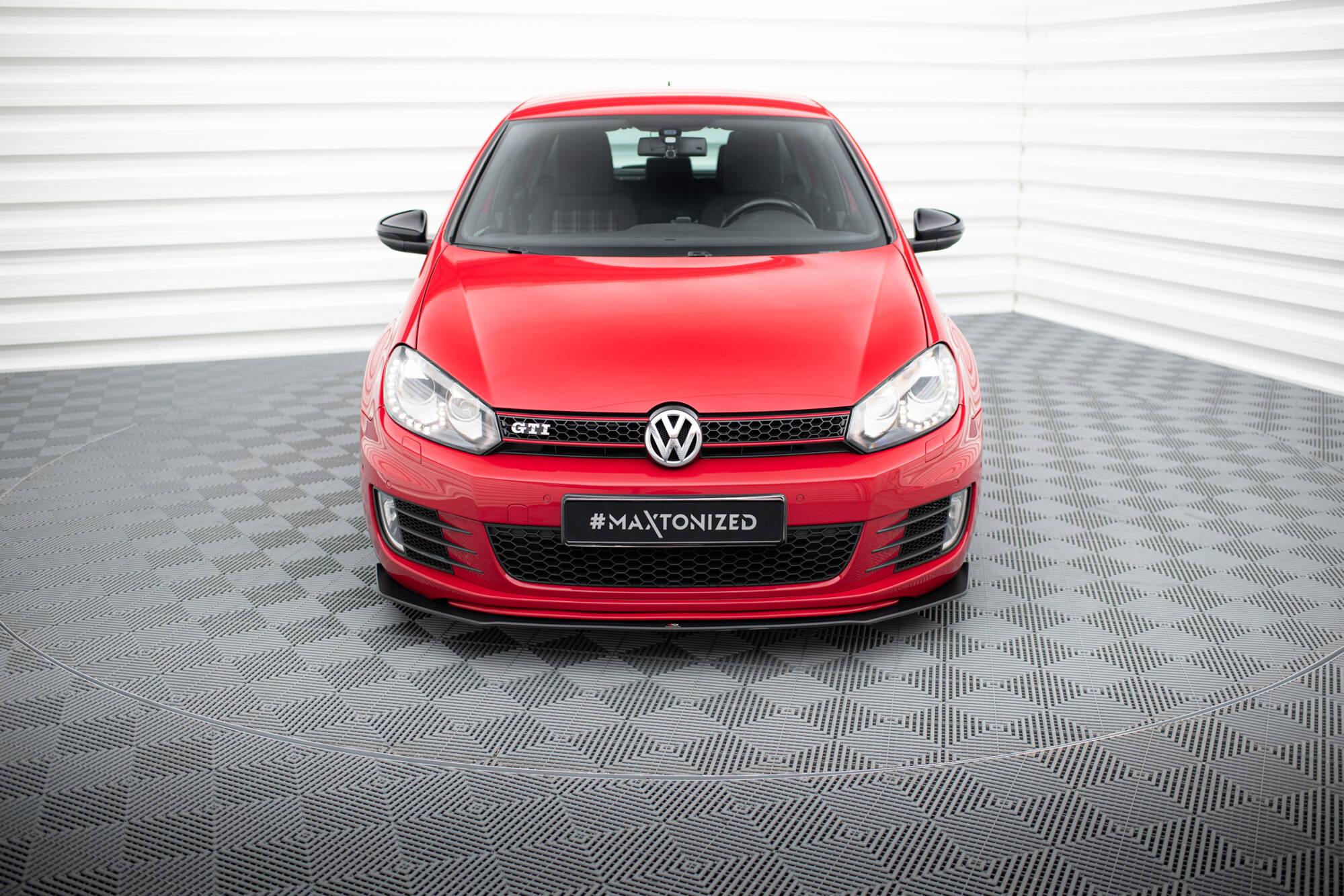 Maxton Design Передний сплиттер Street Pro V.3 для Volkswagen Golf GTI Mk6