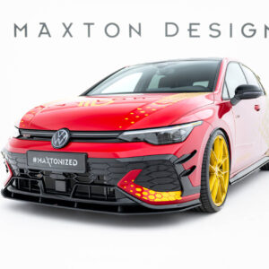 Maxton Design Передний сплиттер Street Pro для Volkswagen Golf GTI Clubsport Mk8 Facelift