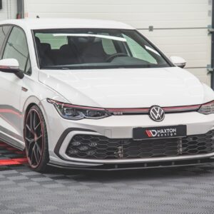 Maxton Design Передний сплиттер Street Pro для Volkswagen Golf GTI / GTE / GTD / R-Line Mk8