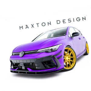 Maxton Design Передний сплиттер Street Pro для Volkswagen Golf R хэтчбек Mk8 рестайлинг