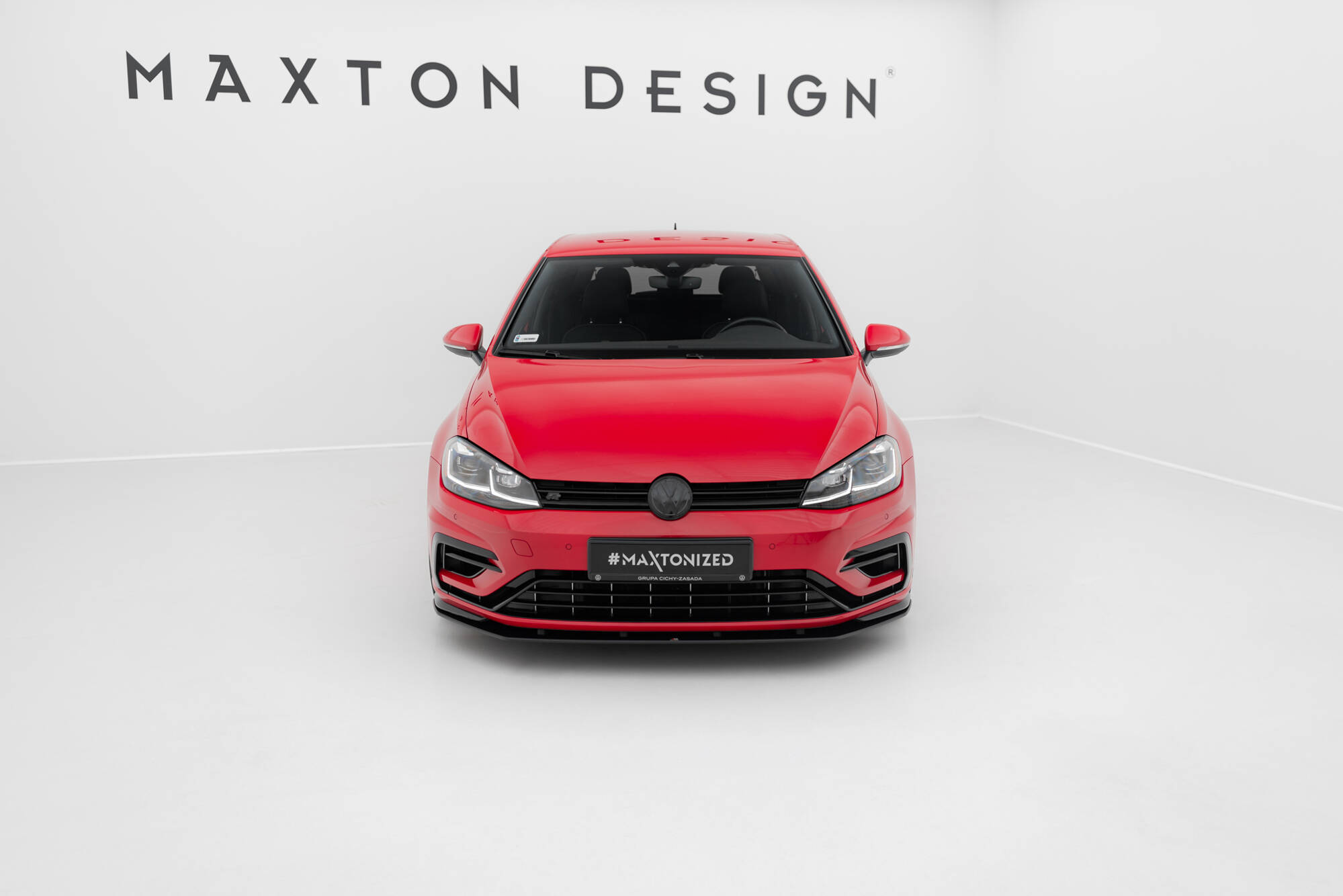 Maxton Design Передний сплиттер Street Pro для Volkswagen Golf R / R-Line Mk7 Facelift — изображение 2