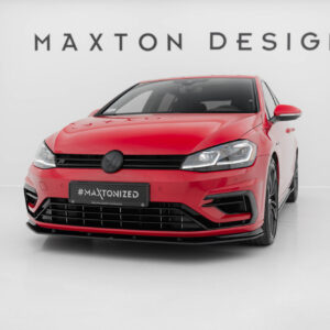 Maxton Design Передний сплиттер Street Pro для Volkswagen Golf R / R-Line Mk7 Facelift