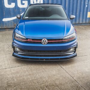 Maxton Design Передний сплиттер Street Pro для Volkswagen Polo GTI Mk6
