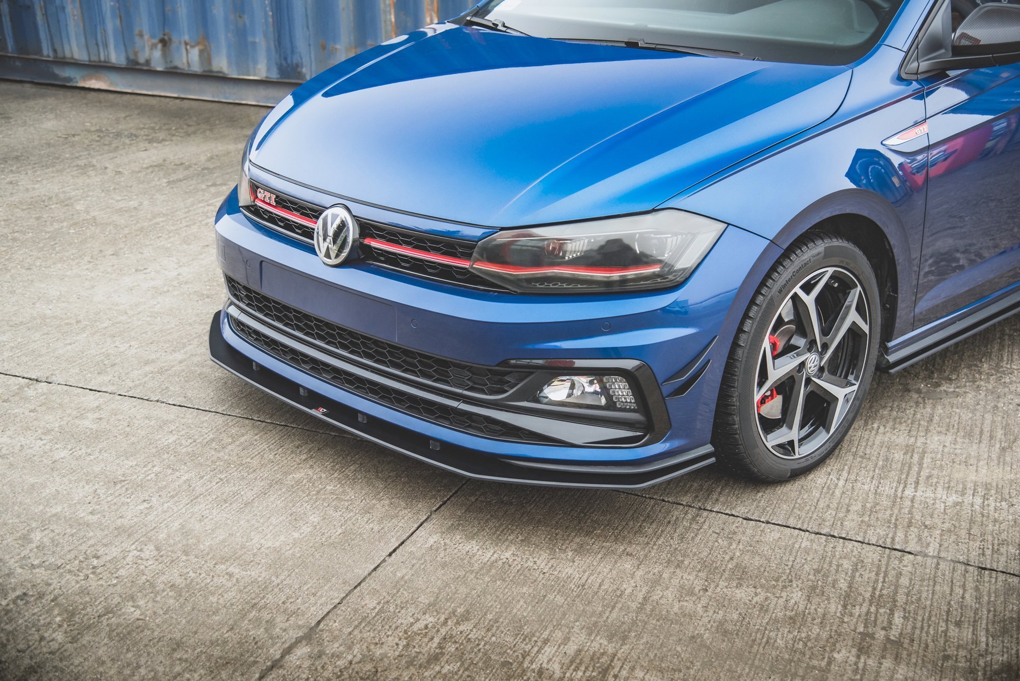 Maxton Design Передний сплиттер Street Pro для Volkswagen Polo GTI Mk6 — изображение 3
