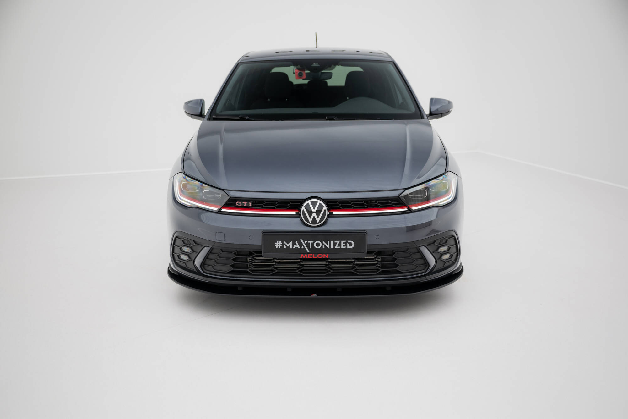 Maxton Design Передний сплиттер Street Pro для Volkswagen Polo GTI Mk6 Facelift — изображение 2
