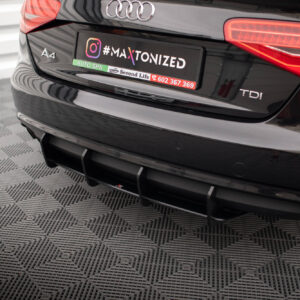 Maxton Design Задний диффузор Street Pro для Audi A4 B8 (рестайлинг)