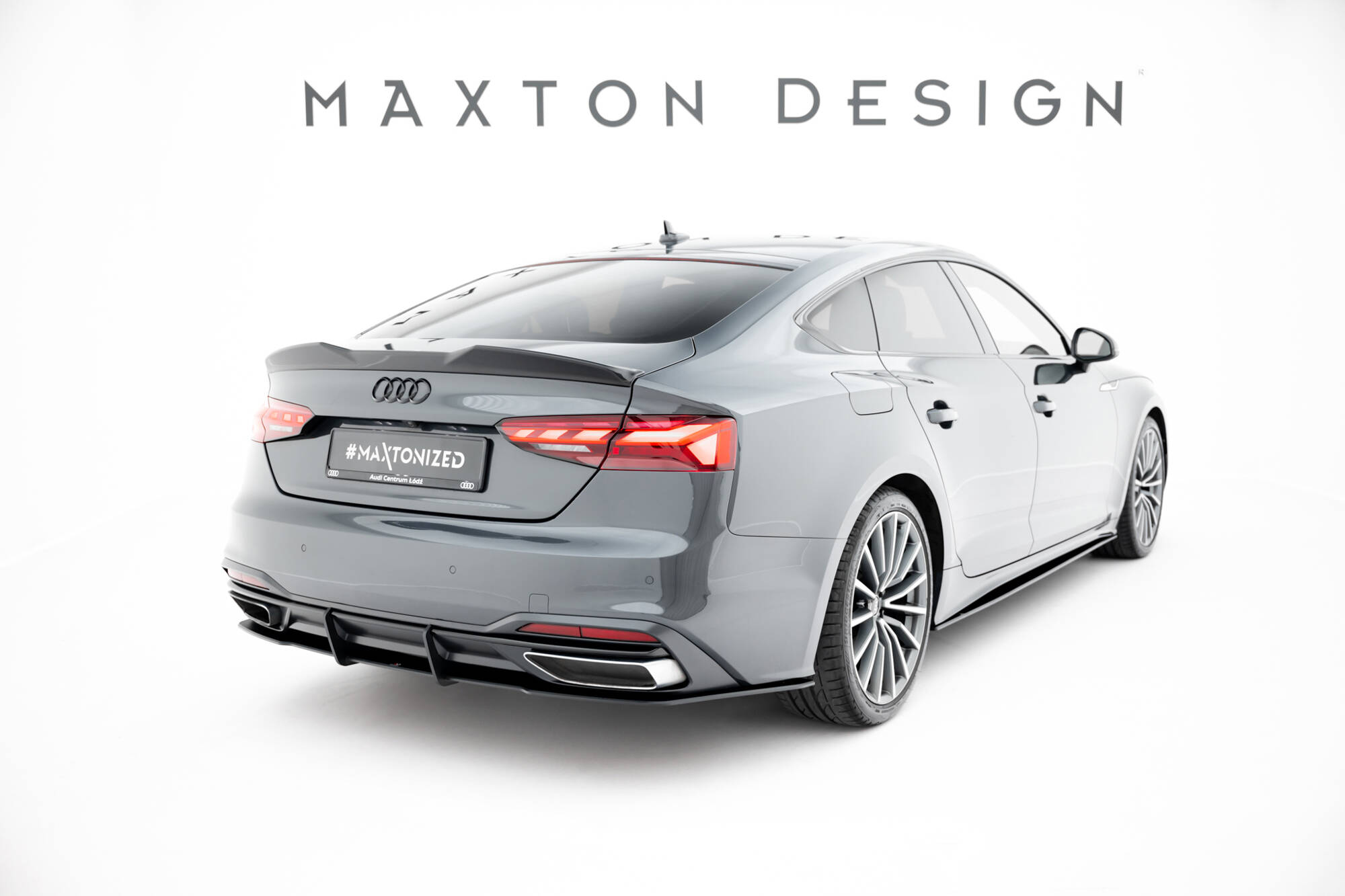 Maxton Design Задний диффузор Street Pro для Audi A5 F5 (рестайлинг)