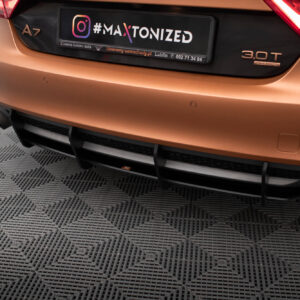 Maxton Design Задний диффузор Street Pro для Audi A7 S-Line C7