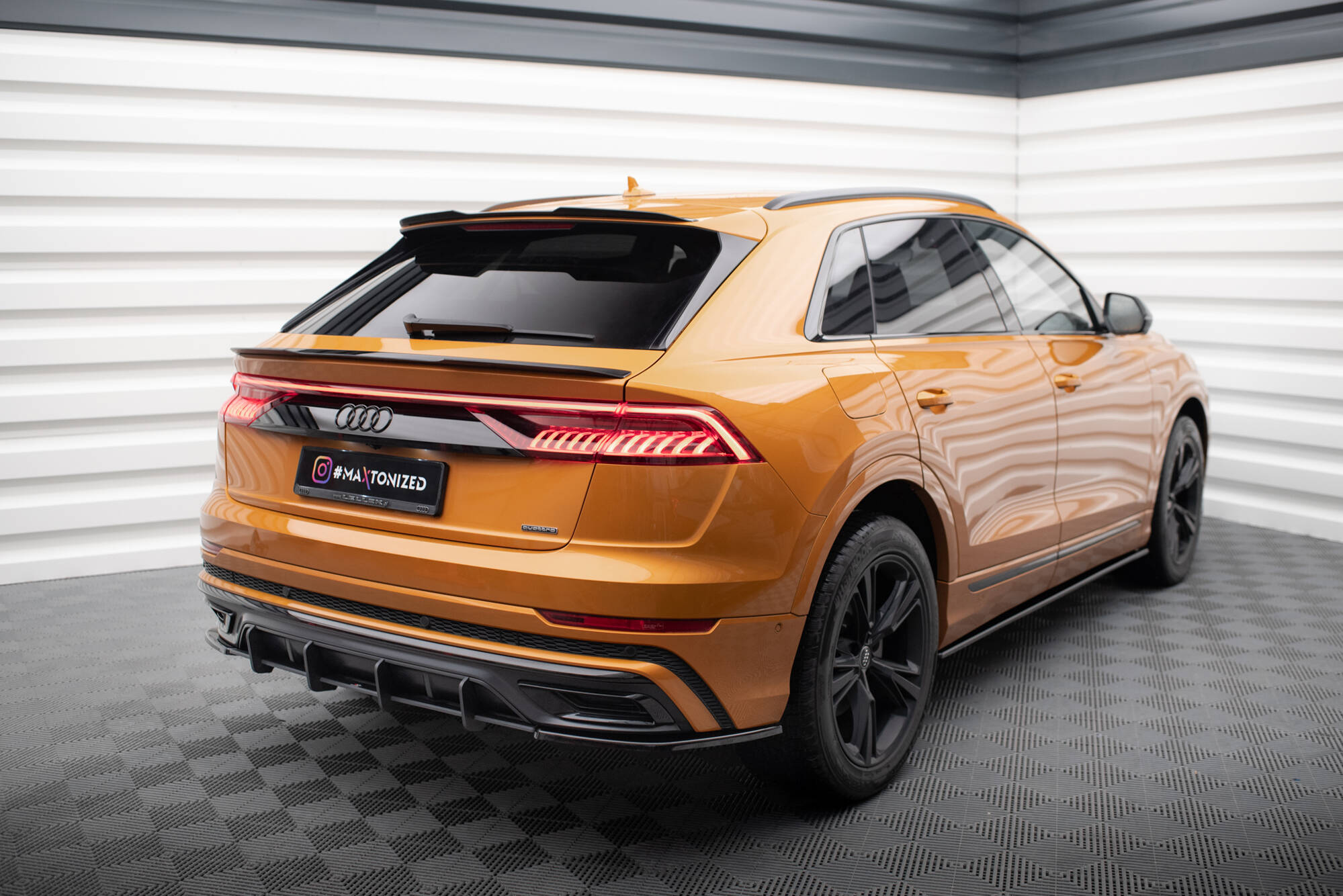 Maxton Design Задний диффузор Street Pro для Audi Q8 S-Line Mk1 — изображение 3