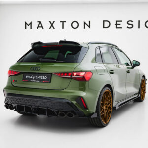 Maxton Design Задний диффузор Street Pro для Audi S3 Sportback 8Y (рестайлинг).