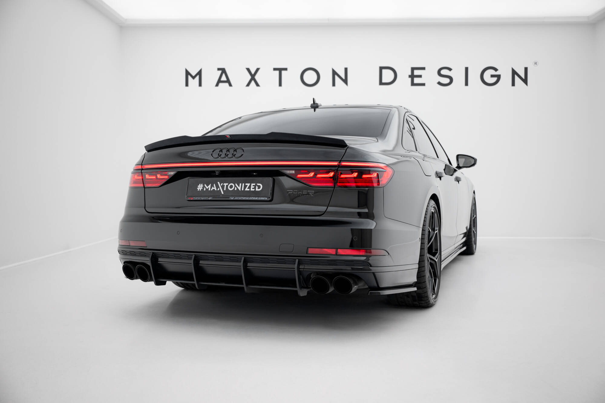 Maxton Design Задний диффузор Street Pro для Audi S8 D5