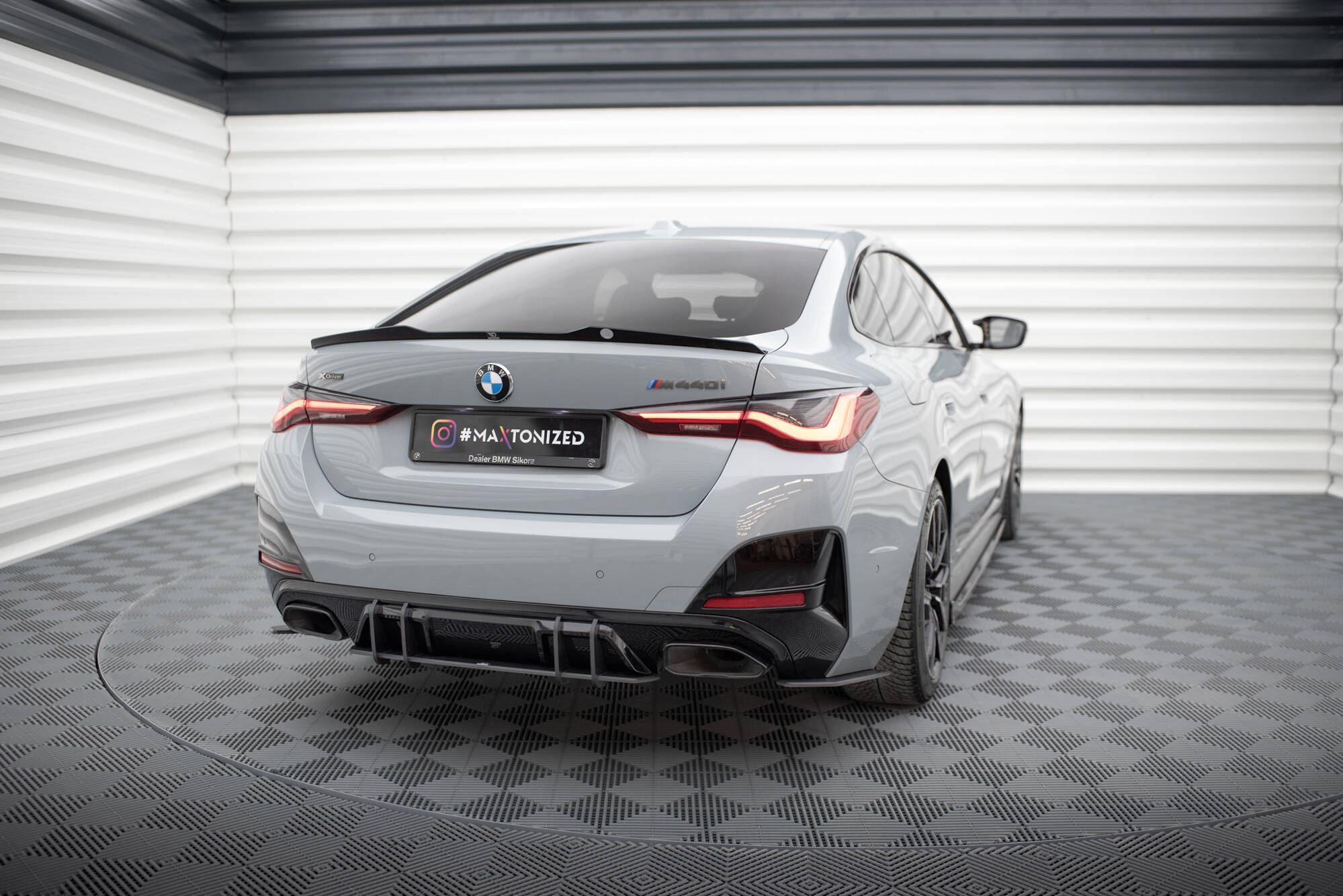 Maxton Design Задний диффузор Street Pro для BMW 4 Gran Coupe M440i G26