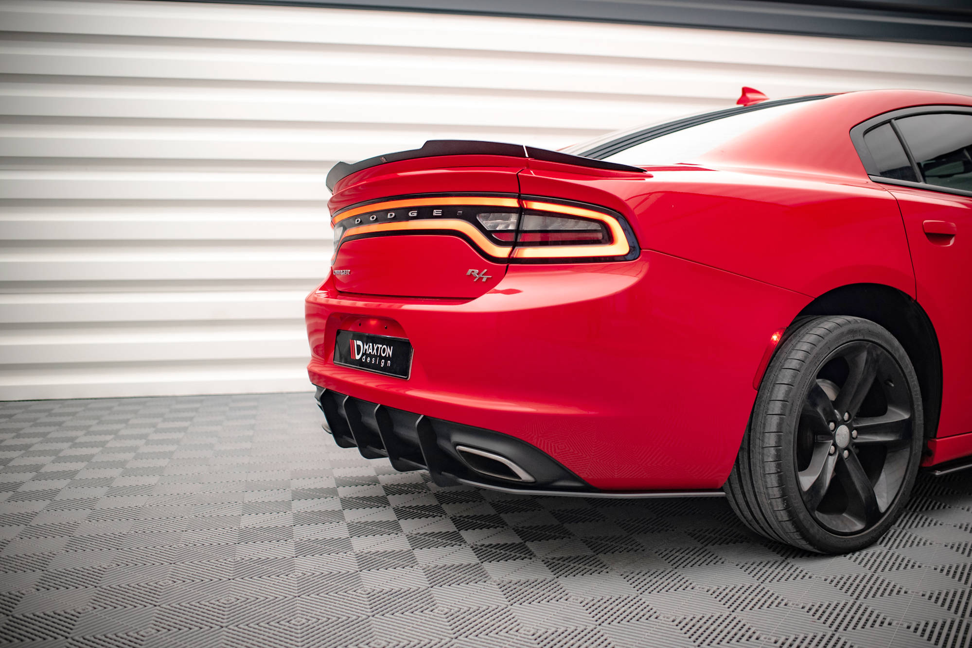 Maxton Design Задний диффузор Street Pro для Dodge Charger RT Mk7 Facelift — изображение 3
