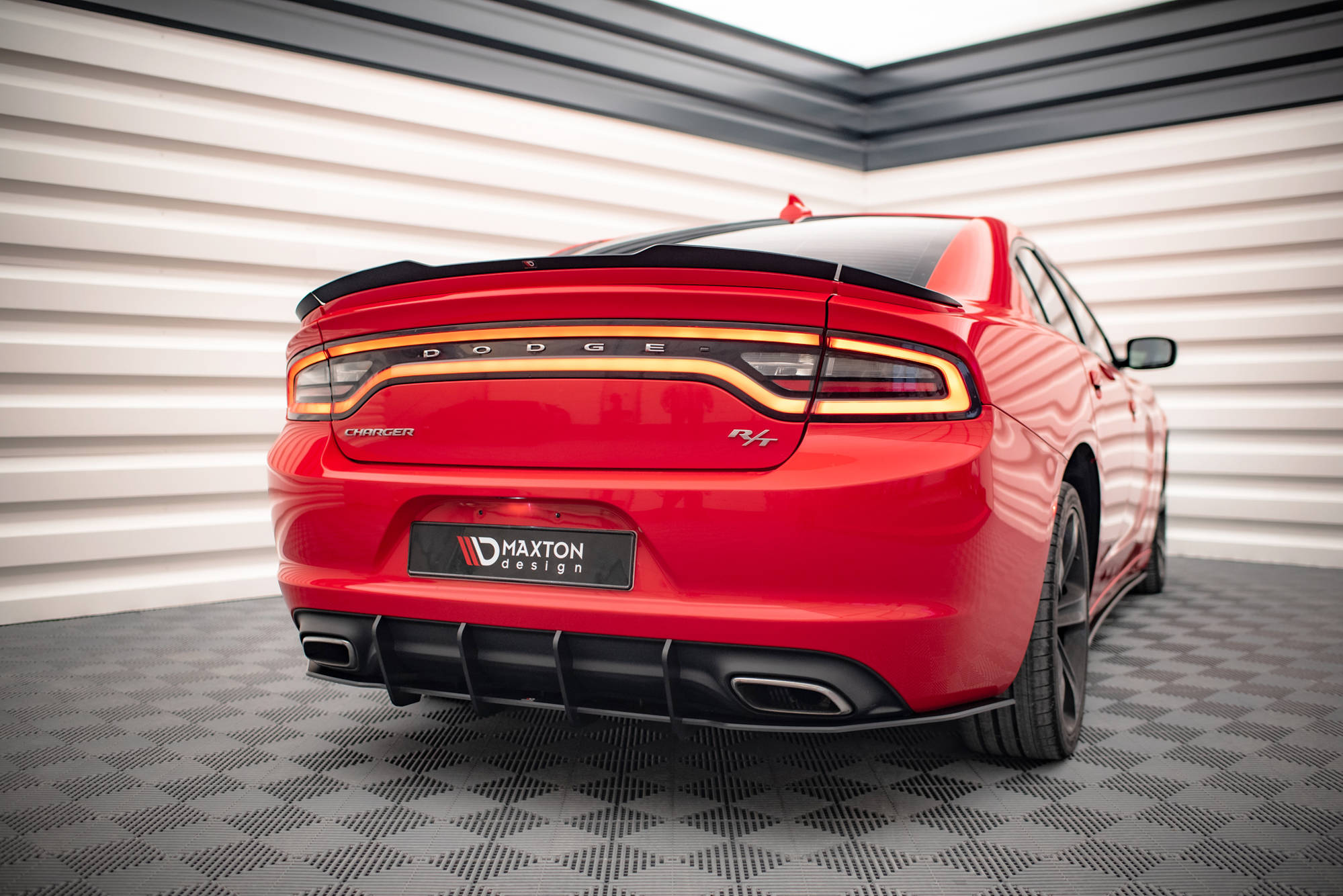 Maxton Design Задний диффузор Street Pro для Dodge Charger RT Mk7 Facelift — изображение 4