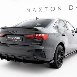 Maxton Design Задний диффузор Street Pro + брызговики для Audi A3 Sedan 8Y