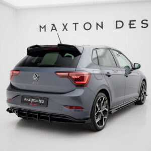 Maxton Design Задний диффузор Street Pro + брызговики для Volkswagen Polo GTI Mk6 Facelift