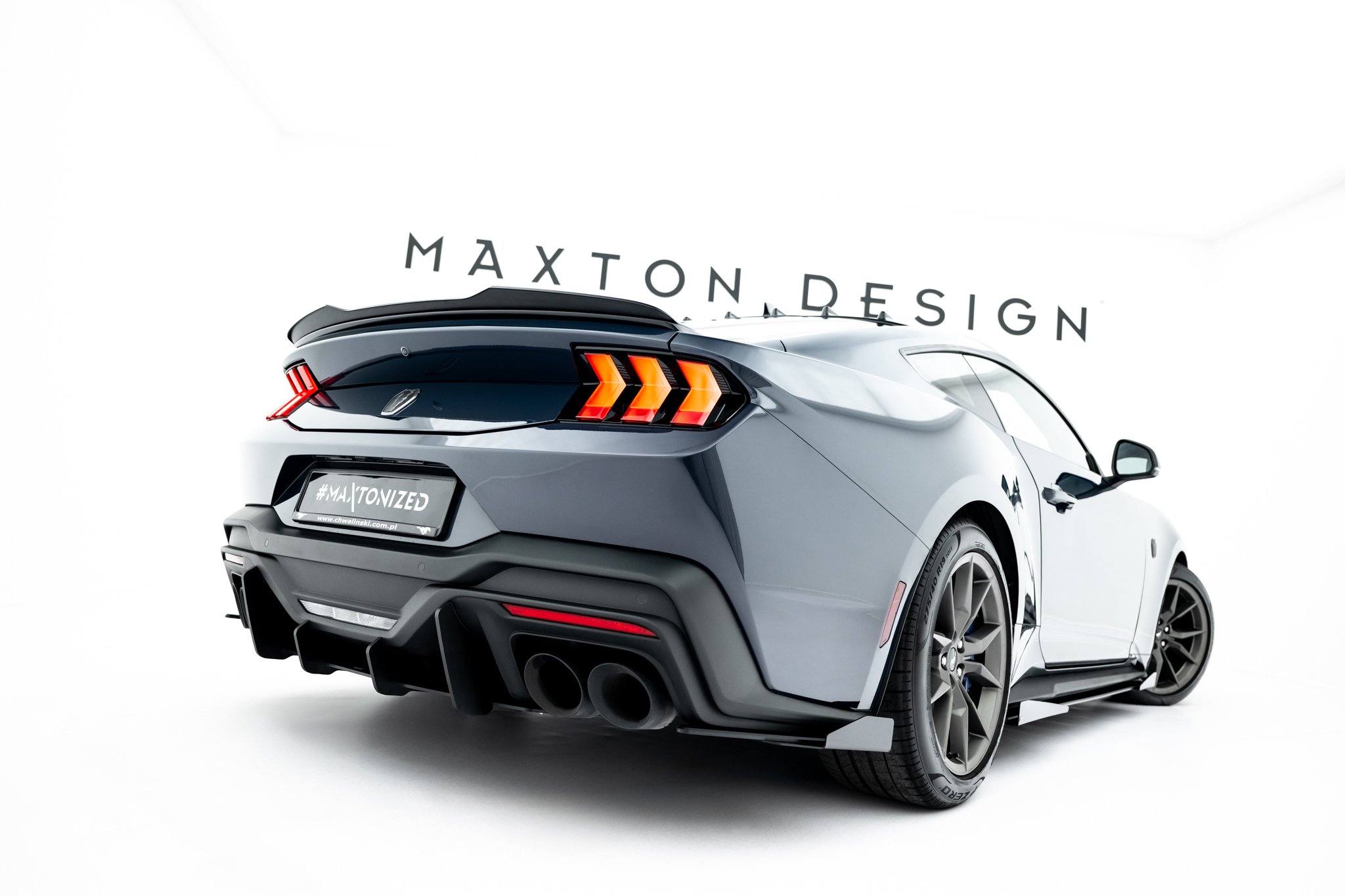 Maxton Design Задний диффузор Street Pro для Ford Mustang Dark Horse Mk7