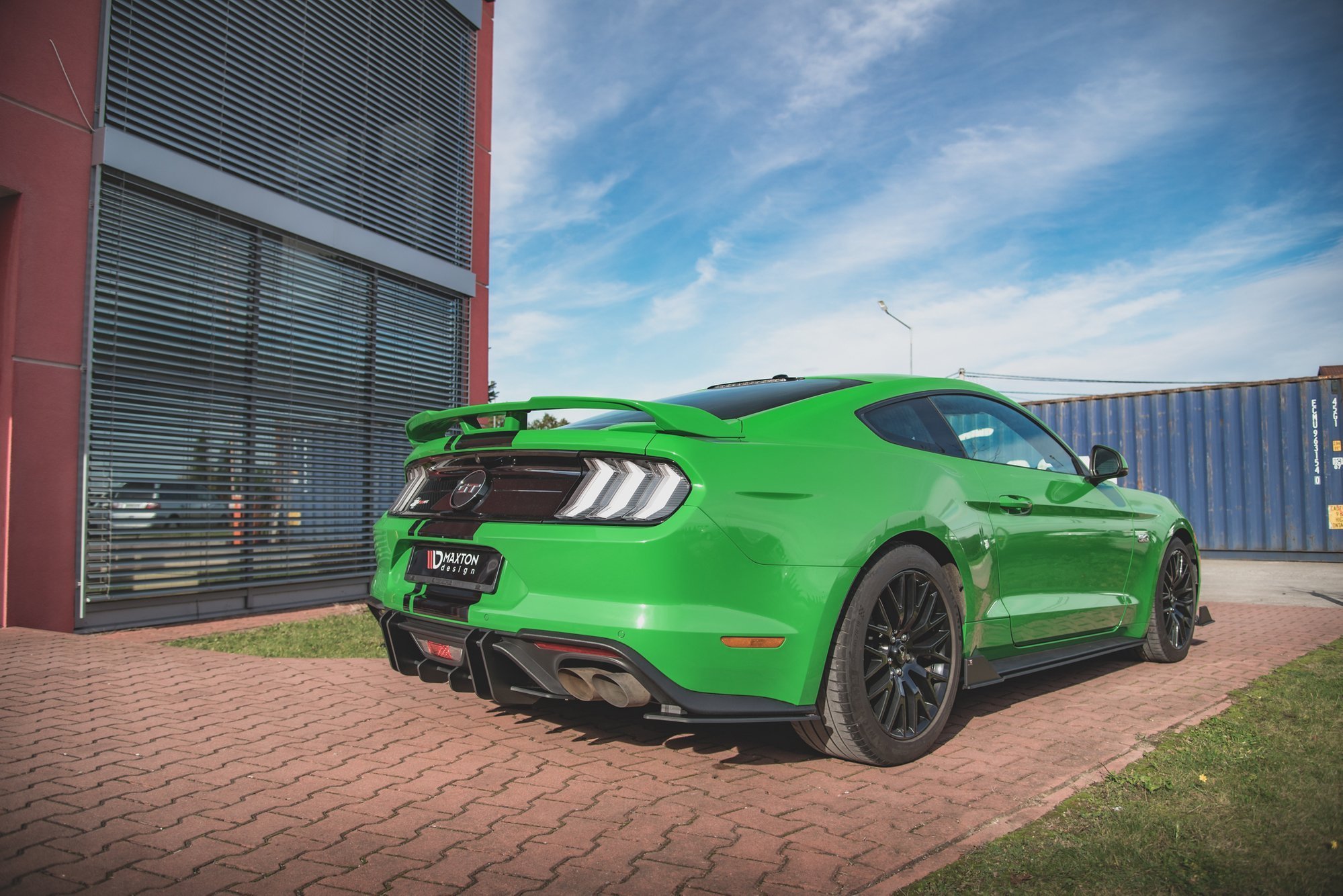 Maxton Design Задний диффузор Street Pro для Ford Mustang GT Mk6 Facelift — изображение 2