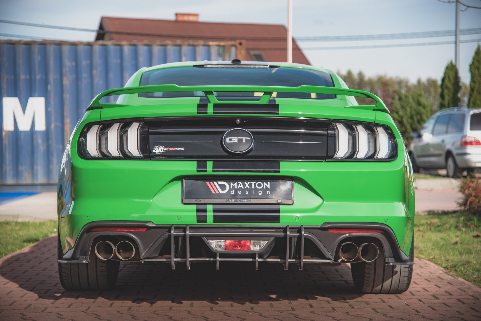Maxton Design Задний диффузор Street Pro для Ford Mustang GT Mk6 Facelift