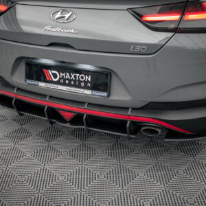 Maxton Design Задний диффузор Street Pro для Hyundai I30 Fastback N-Line Mk3 Facelift