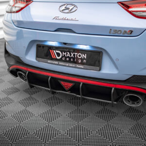 Maxton Design Задний диффузор Street Pro для Hyundai I30 N Fastback Mk3 Facelift