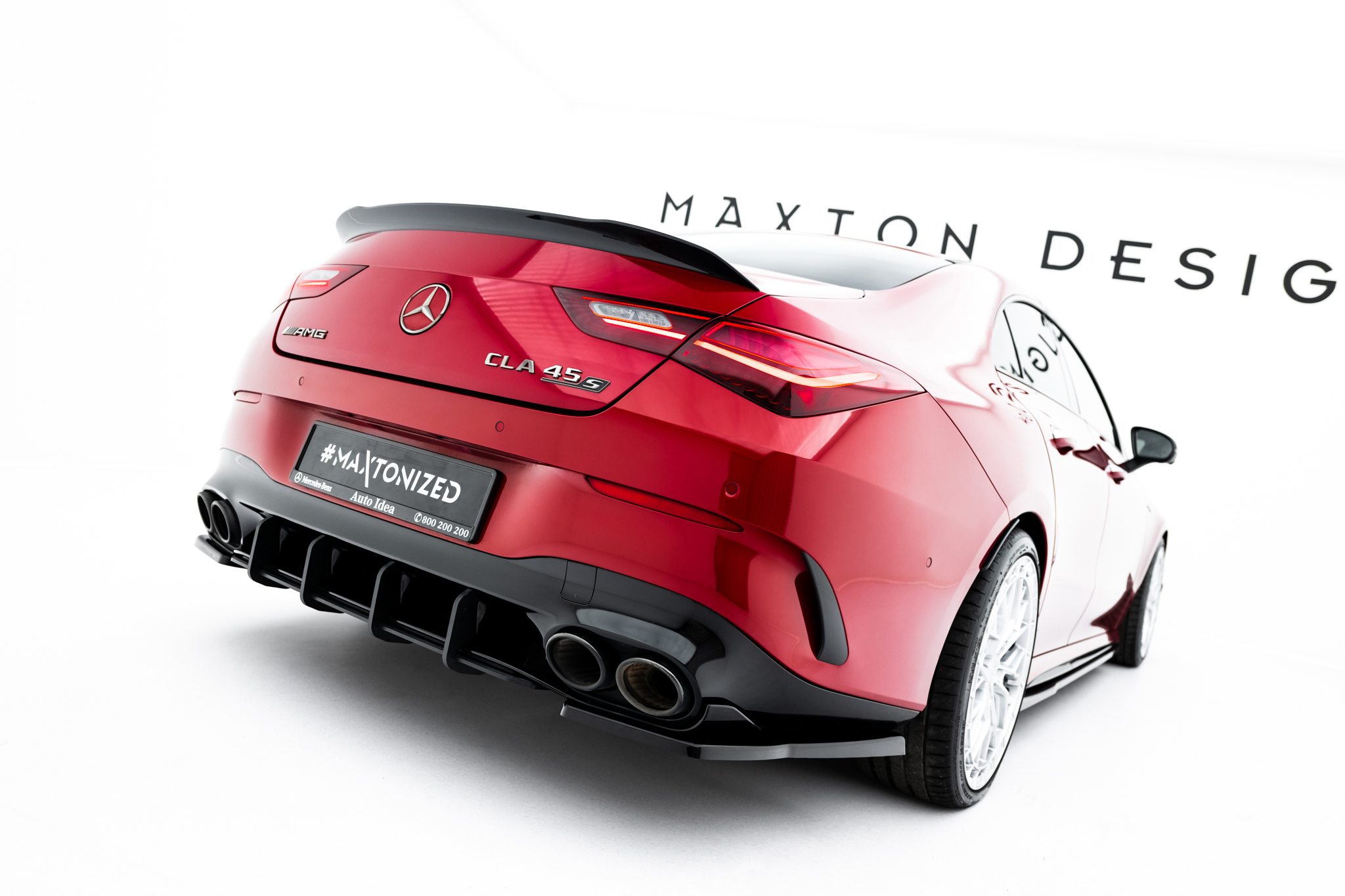 Maxton Design Задний диффузор Street Pro для Mercedes-AMG CLA 35/45 Aero C118