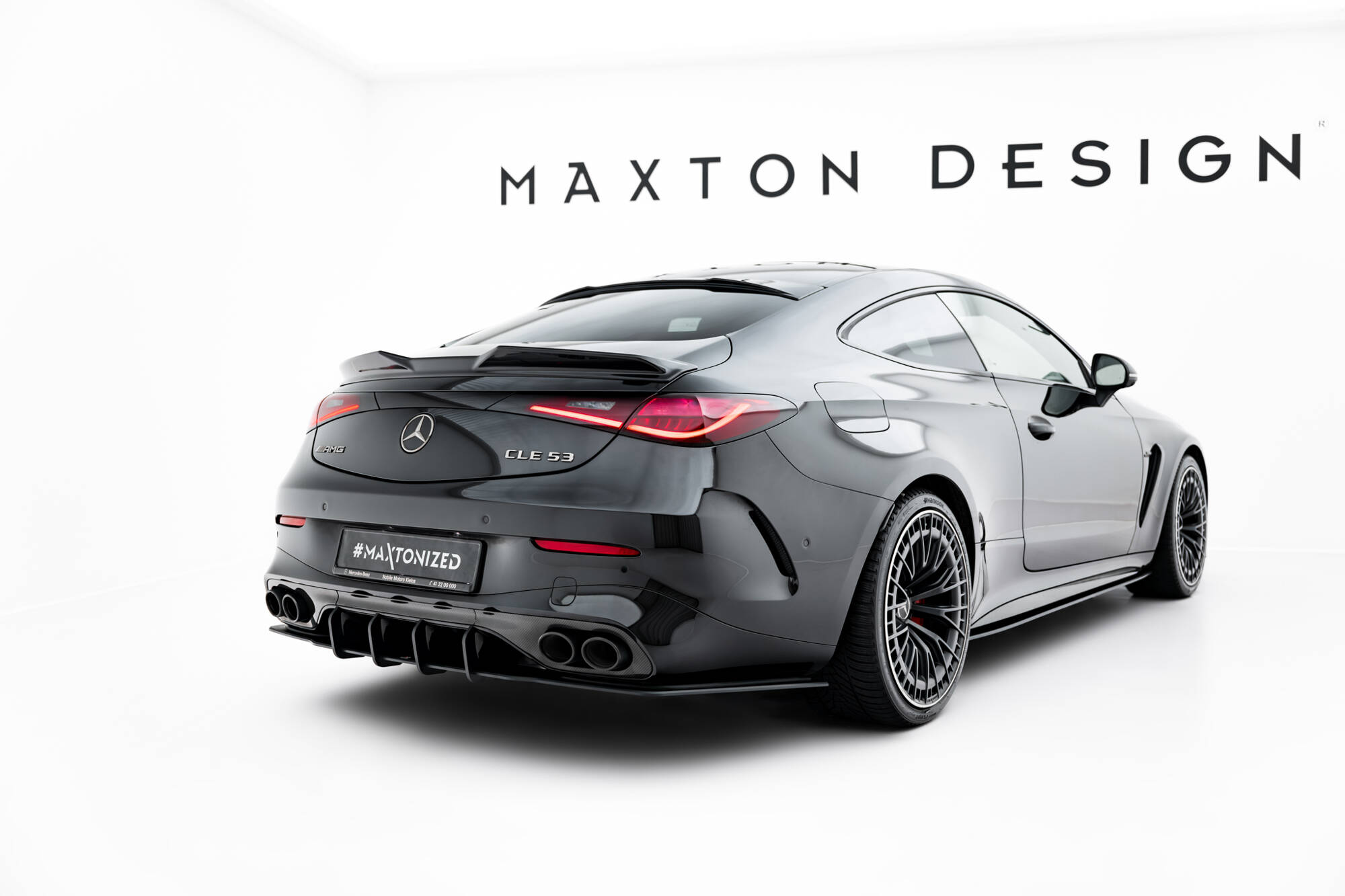 Maxton Design Задний диффузор Street Pro для Mercedes-AMG CLE 53 C236