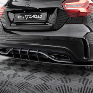 Maxton Design Задний диффузор Street Pro для Mercedes-Benz A AMG-Line W176 (рестайлинг).
