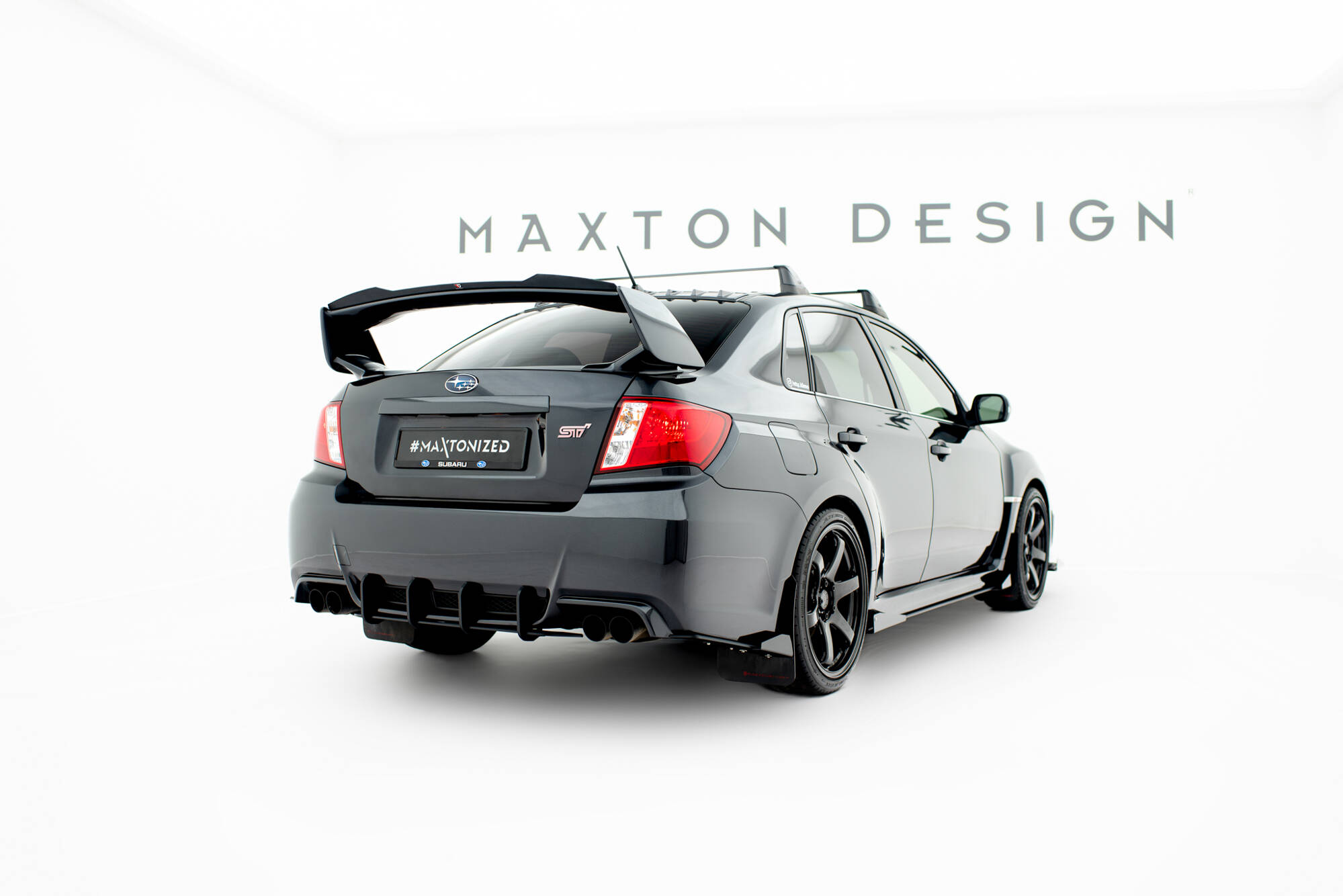 Maxton Design Задний диффузор Street Pro Subaru Impreza WRX STI Mk3 Facelift