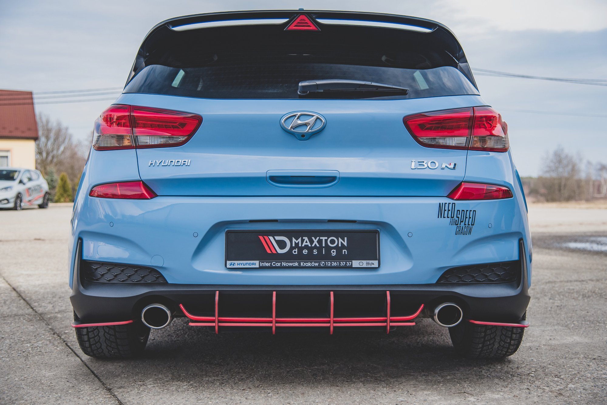 Maxton Design Задний диффузор Street Pro V.1 для Hyundai I30 N Mk3 Hatchback — изображение 6