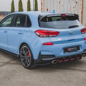 Maxton Design Задний диффузор Street Pro V.2 для Hyundai I30 N Mk3 Hatchback