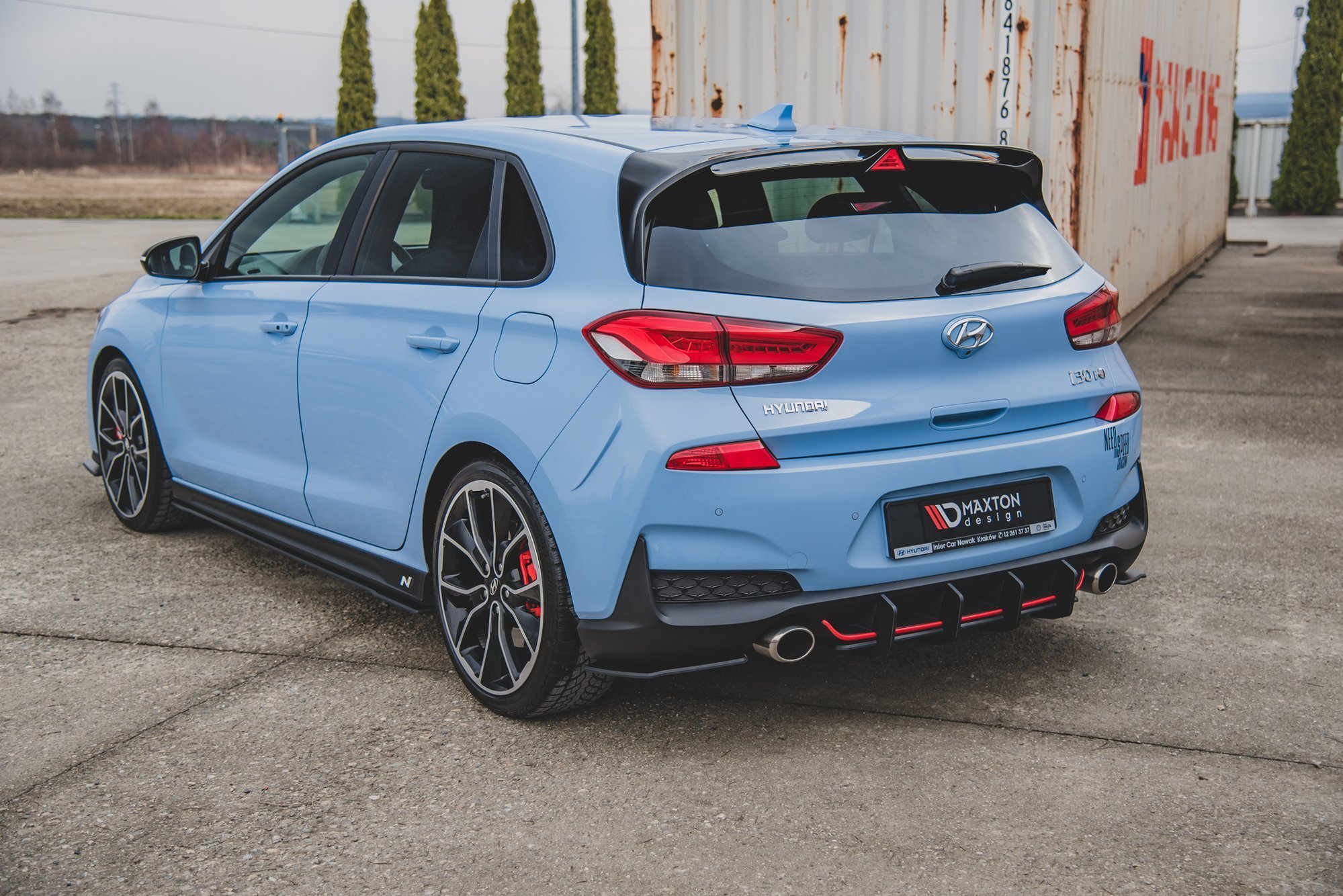 Maxton Design Задний диффузор Street Pro V.2 для Hyundai I30 N Mk3 Hatchback — изображение 3