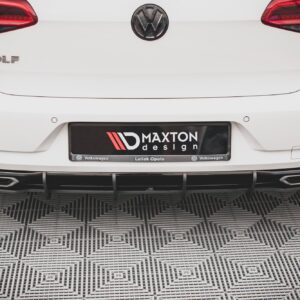 Maxton Design Задний диффузор Street Pro для Volkswagen Golf R-Line Mk 7 Facelift