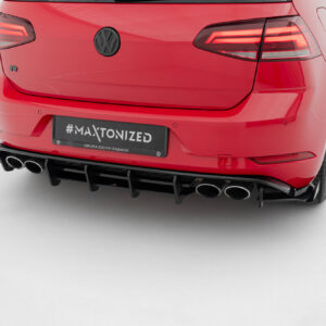 Maxton Design Задний диффузор Street Pro для Volkswagen Golf R Mk7 (рестайлинг)