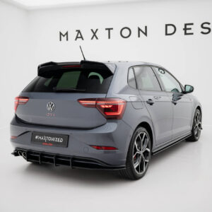 Maxton Design Задний диффузор Street Pro для Volkswagen Polo GTI Mk6 Facelift