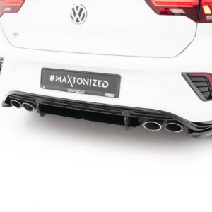 Maxton Design Задний диффузор Street Pro для Volkswagen T-Roc R Mk1